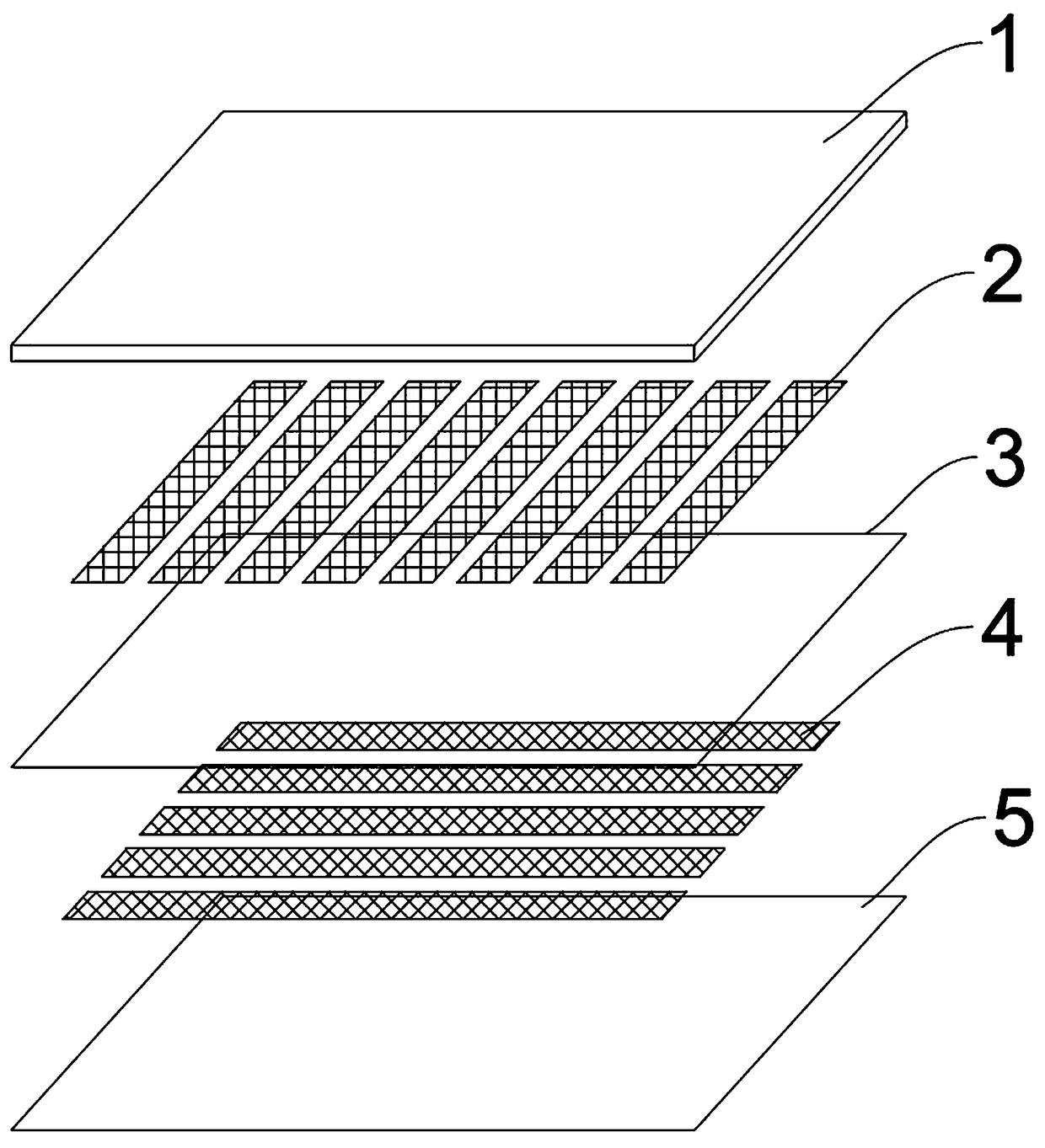 Metal grid touch screen and preparation process thereof