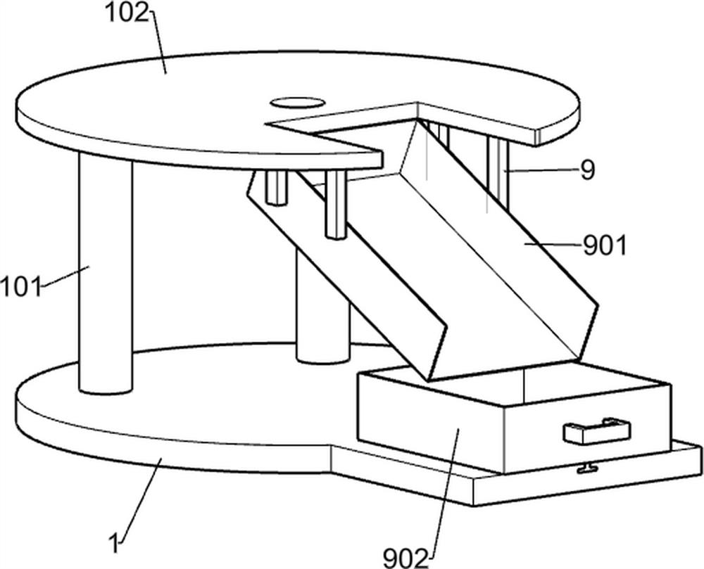 Agricultural lotus seed processing device utilizing rotary friction