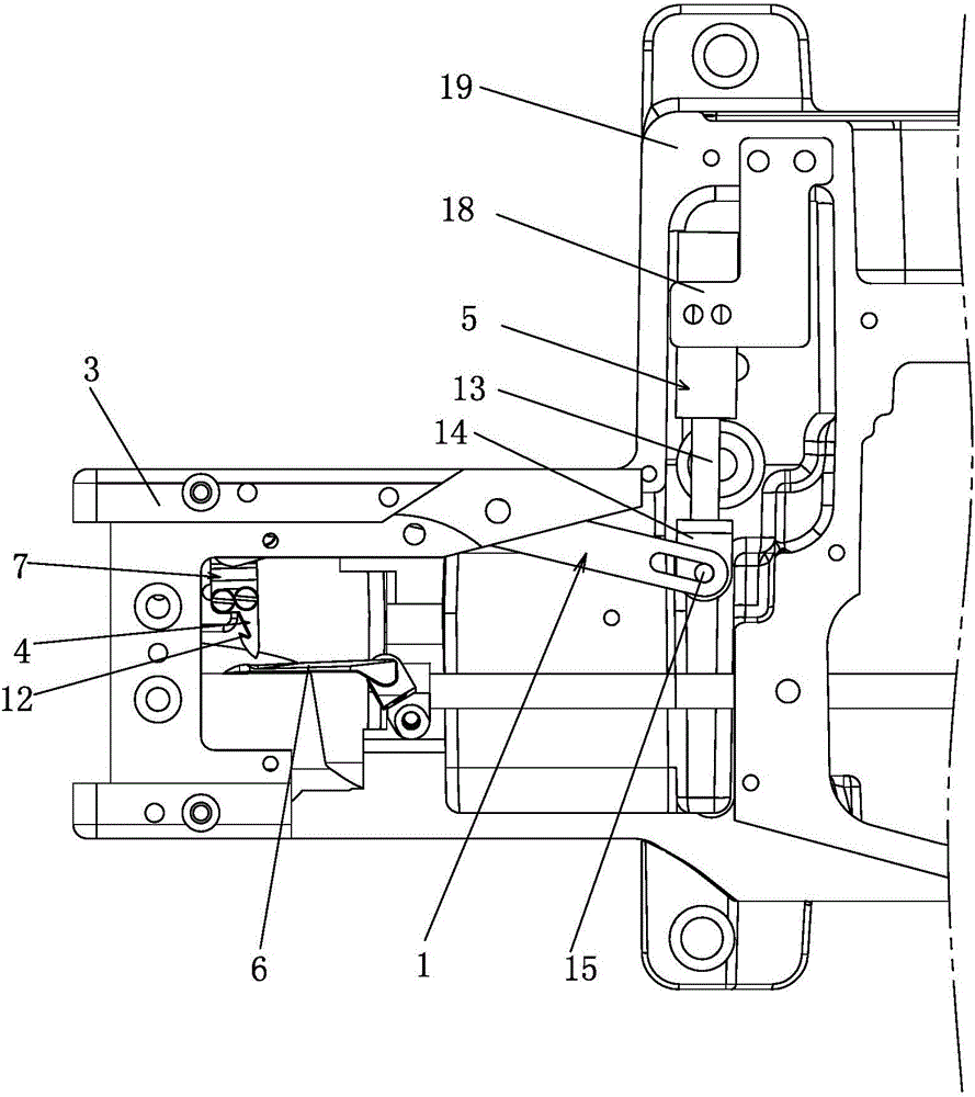 Chain stitch loosing prevention device