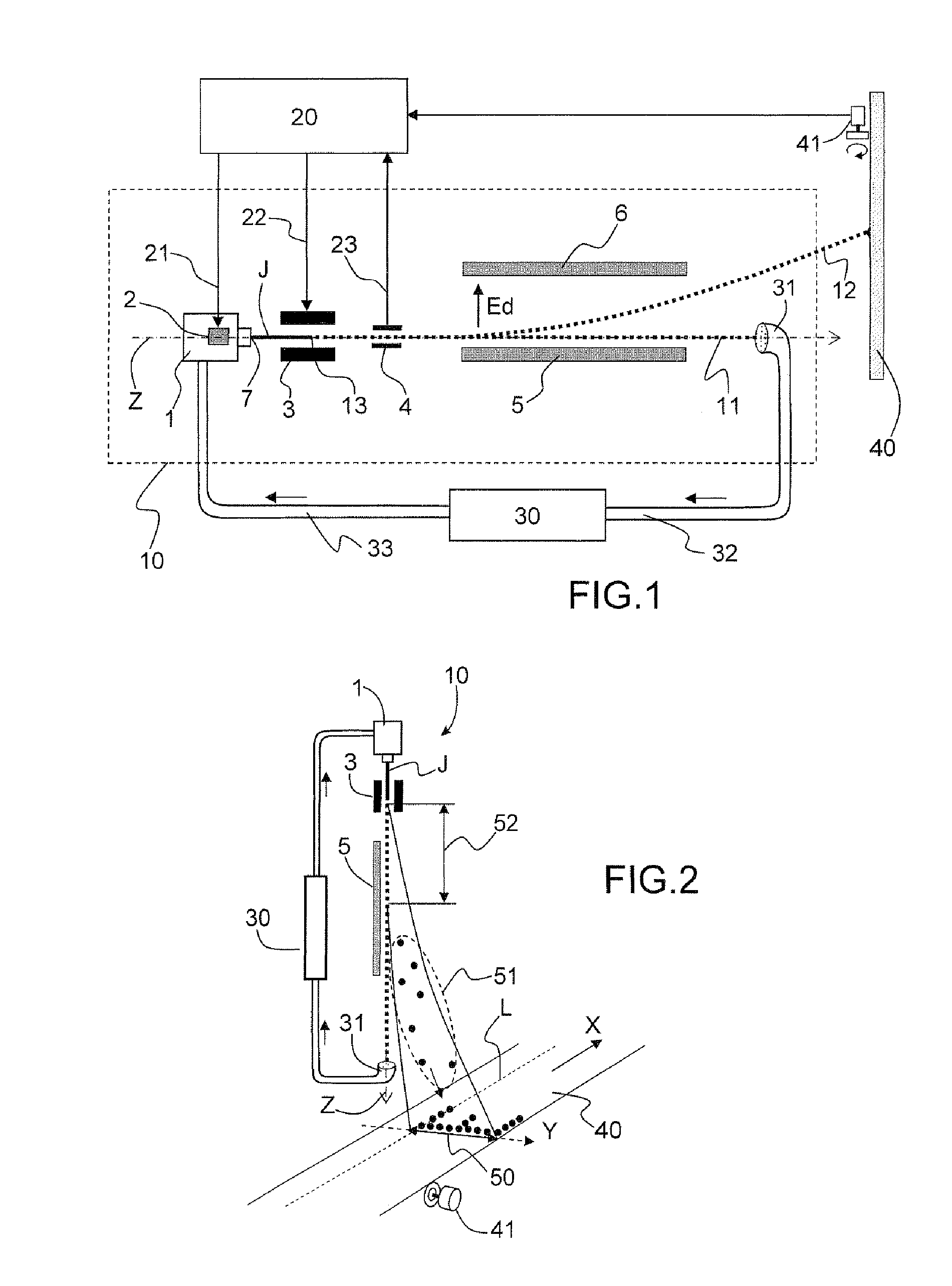 Printing an authentication pattern with multi-deflection continuous inkjet printer