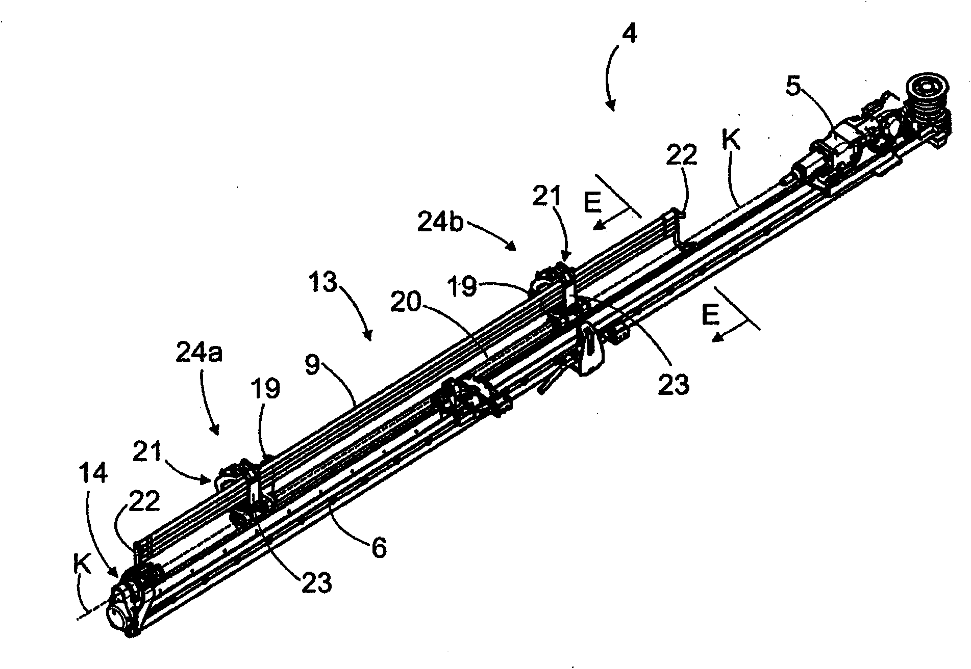 Method and devices for handling rod-like pieces in drilling and bolting