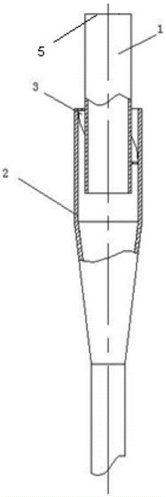 Strengthened micro cyclone separator and high-pressure separation device with same