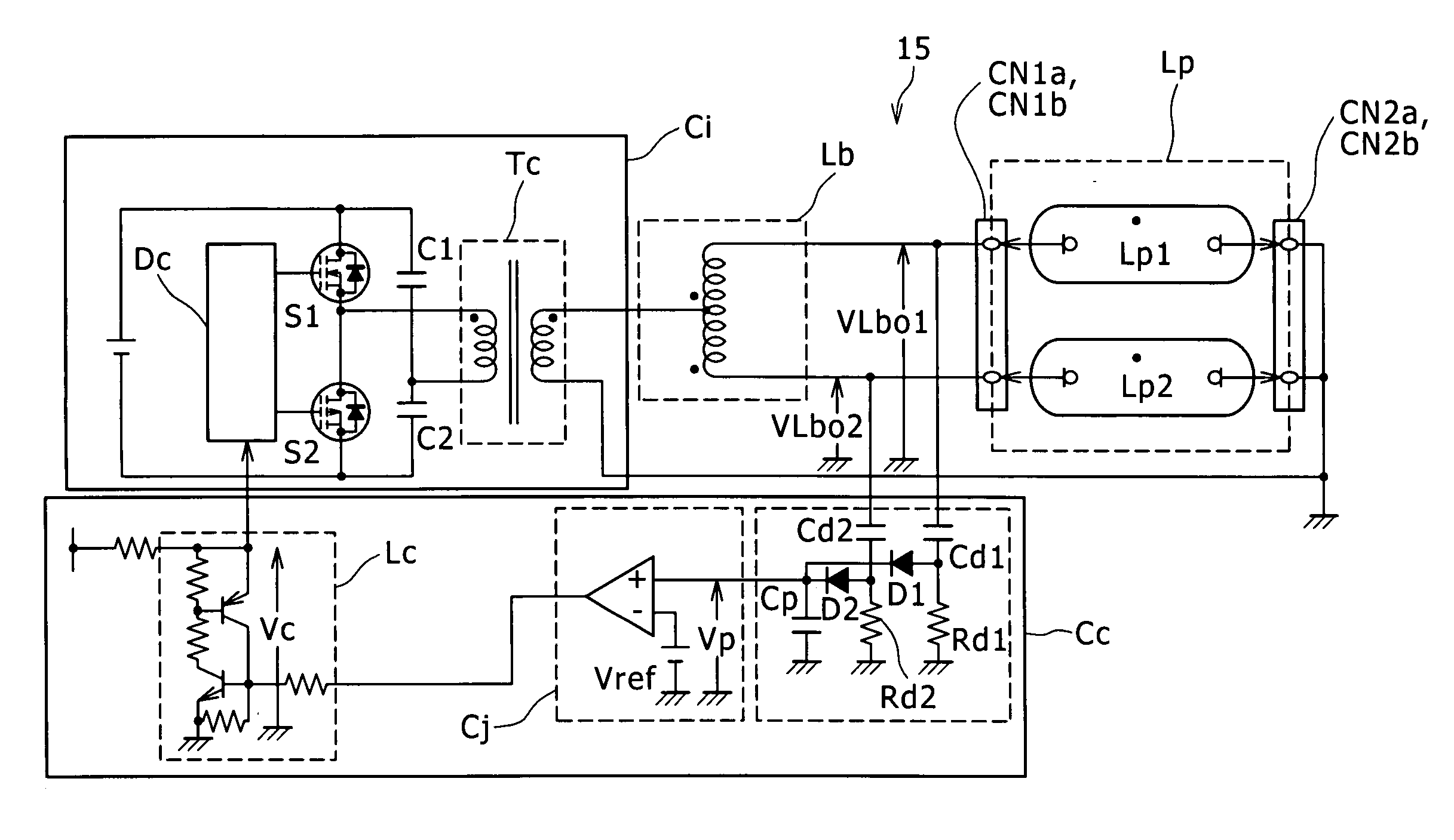 Discharge tube lighting apparatus, light source apparatus, and display apparatus