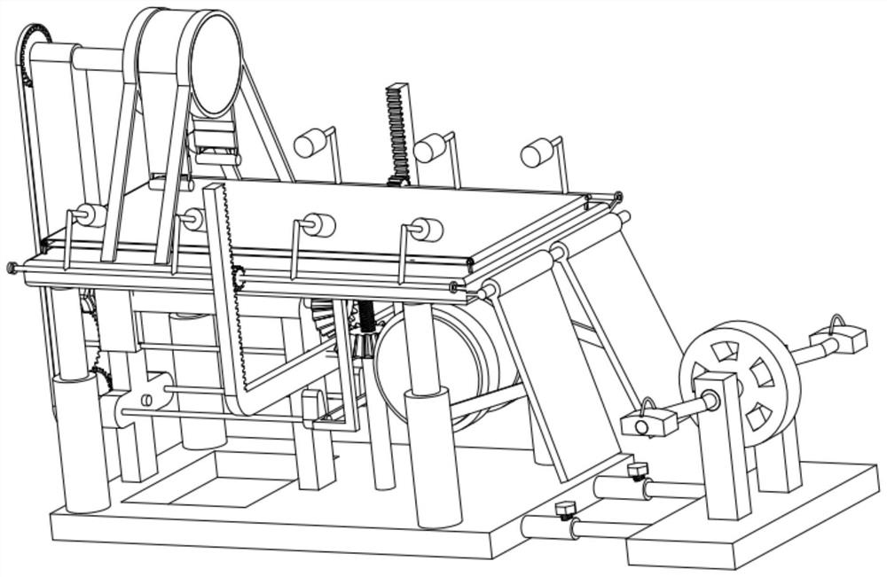 Lower limb rehabilitation training device special for patients with leg and foot inconvenience