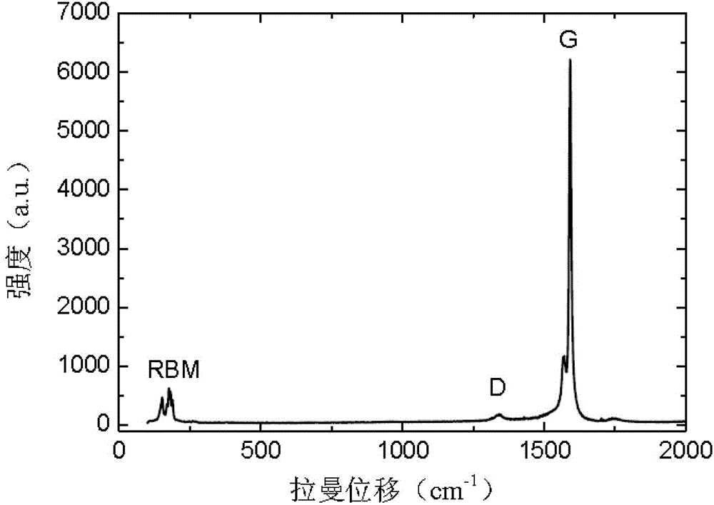 Method for preparing carbon nano tube by taking coke as raw material and prepared carbon nano tube