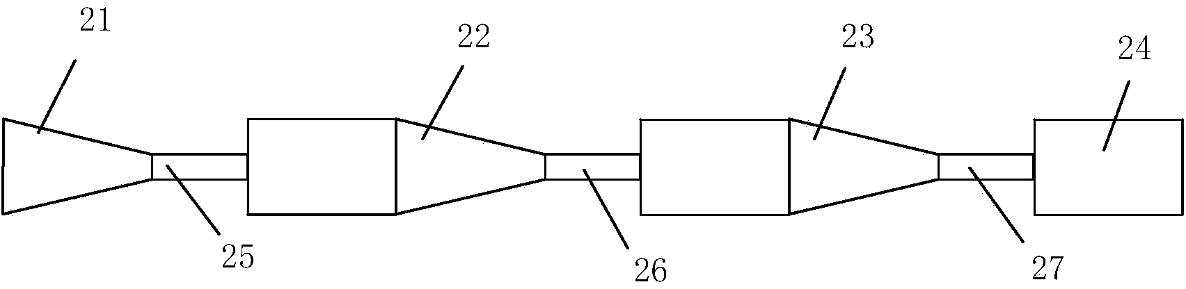 Cane juice neutralization reaction enhancing method based on multi-stage hydrodynamic cavitation