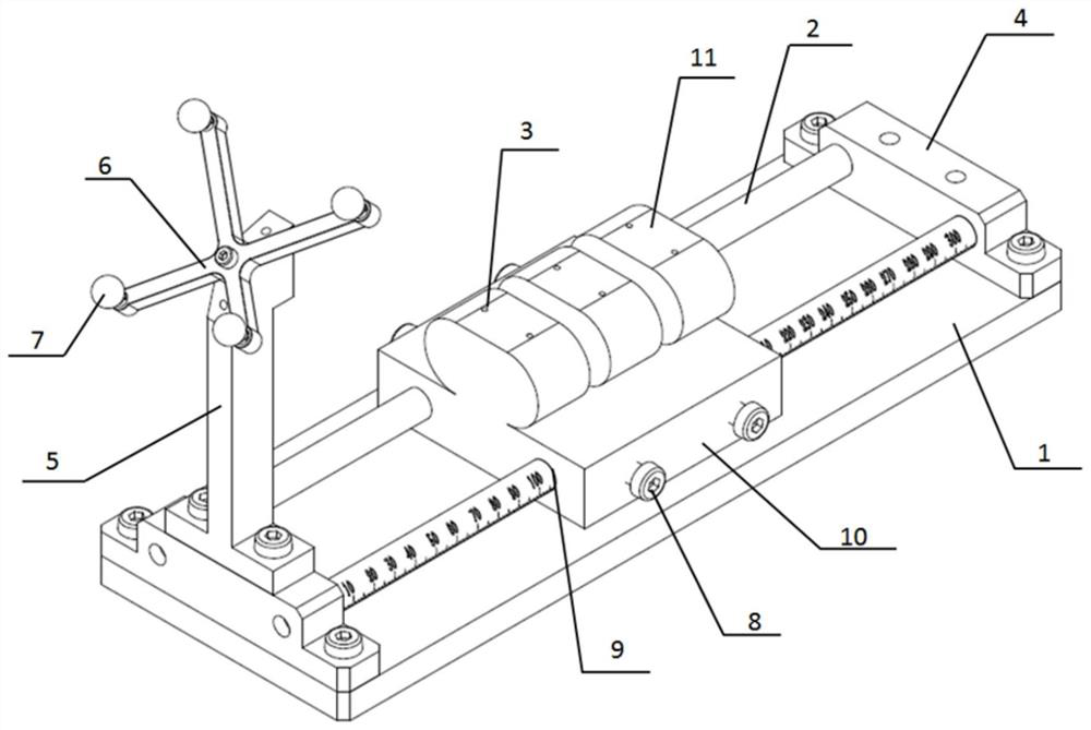 Comprehensive positioning error detection device for orthopedic surgery robot