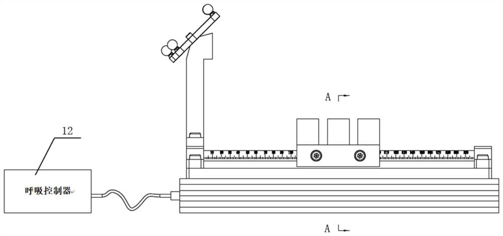 Comprehensive positioning error detection device for orthopedic surgery robot