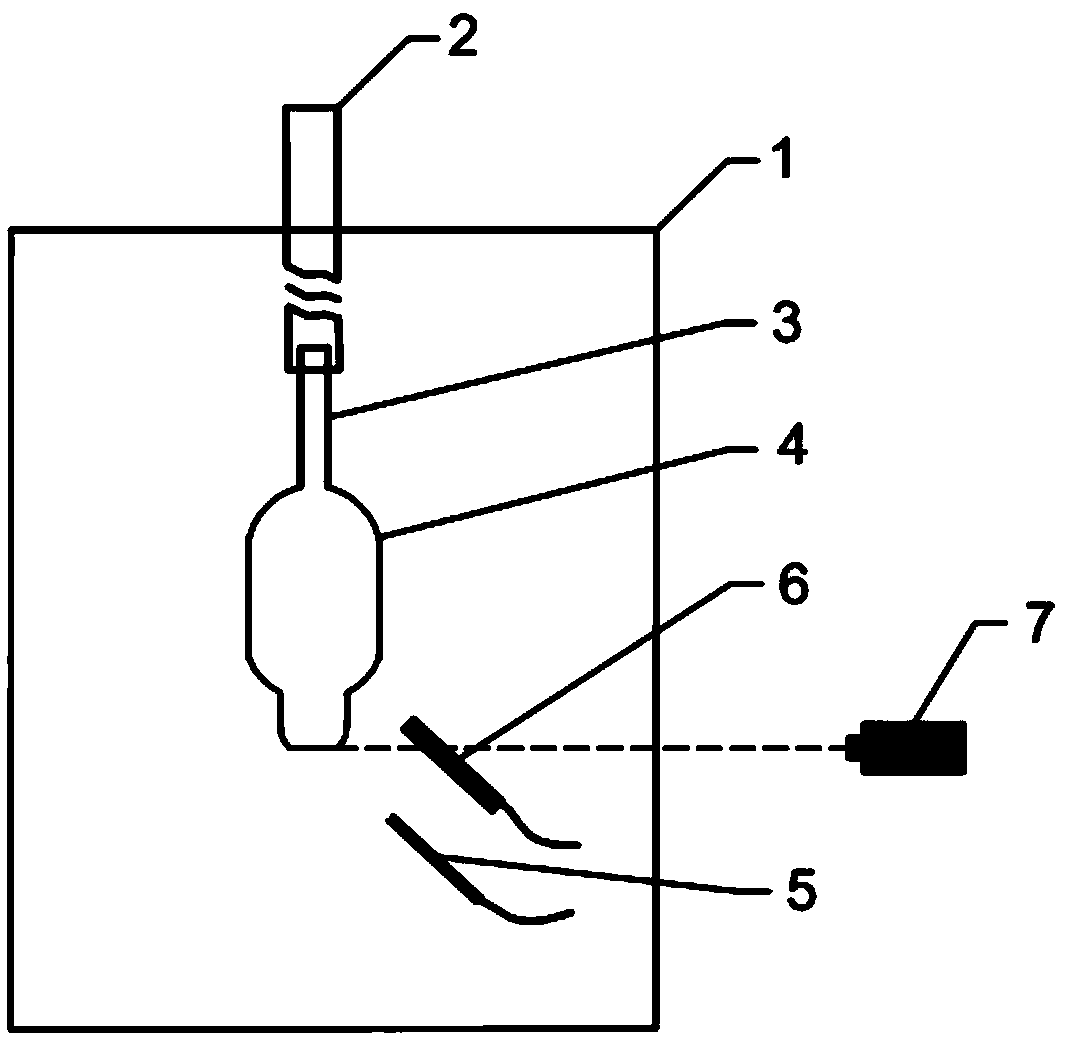 Device and method for preparing optical fiber prefabricated bar base material by VAD