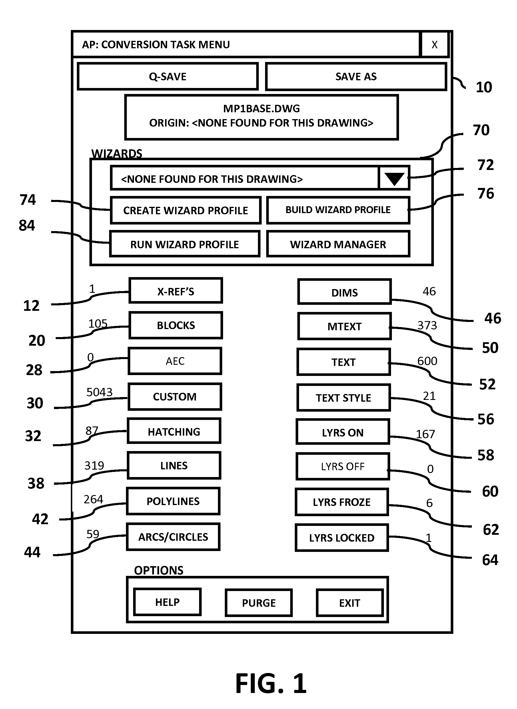 Methods and apparatuses for automatically converting objects in CAD drawing from two-dimensions to three-dimensions