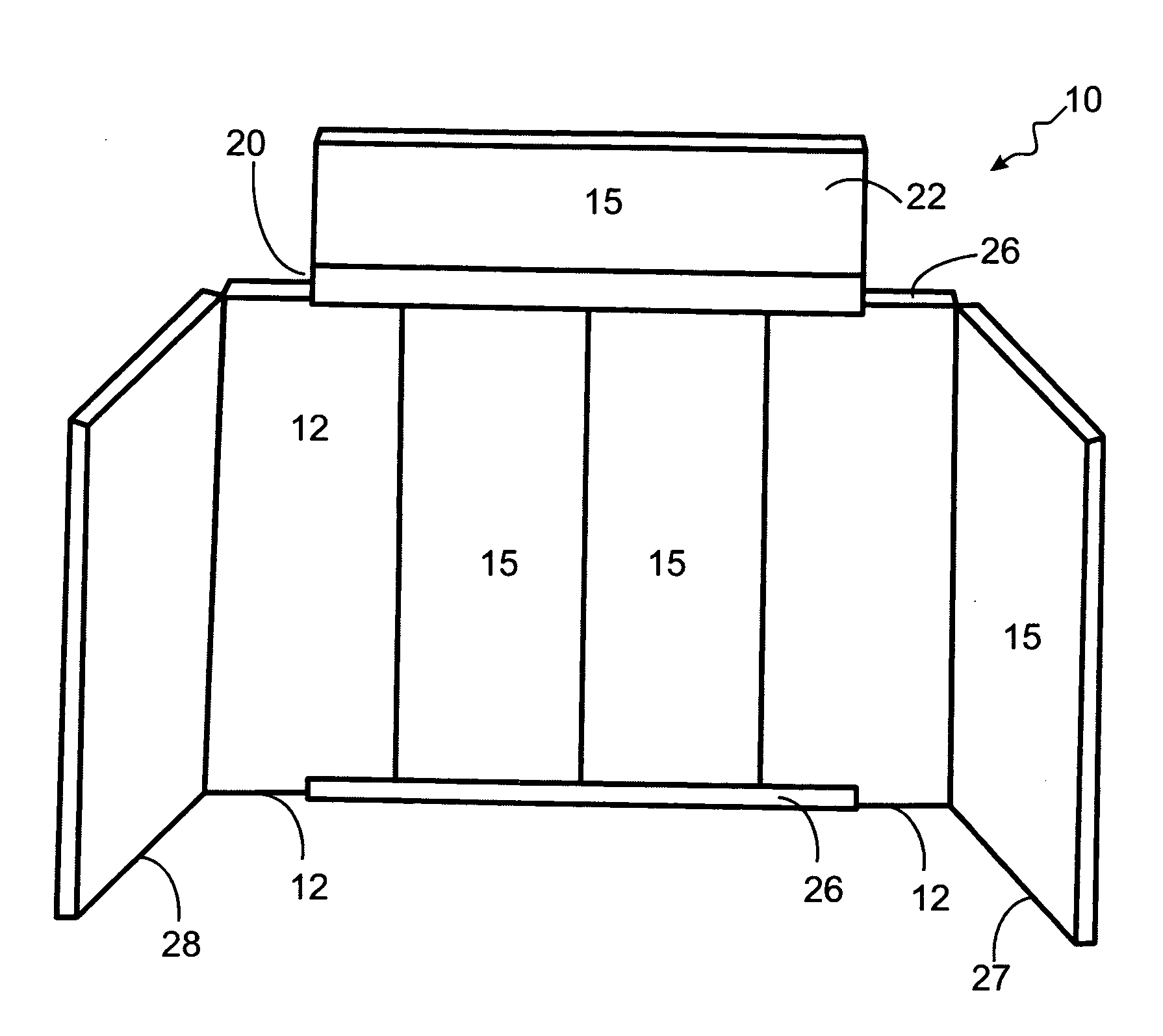 Portable presentation display device