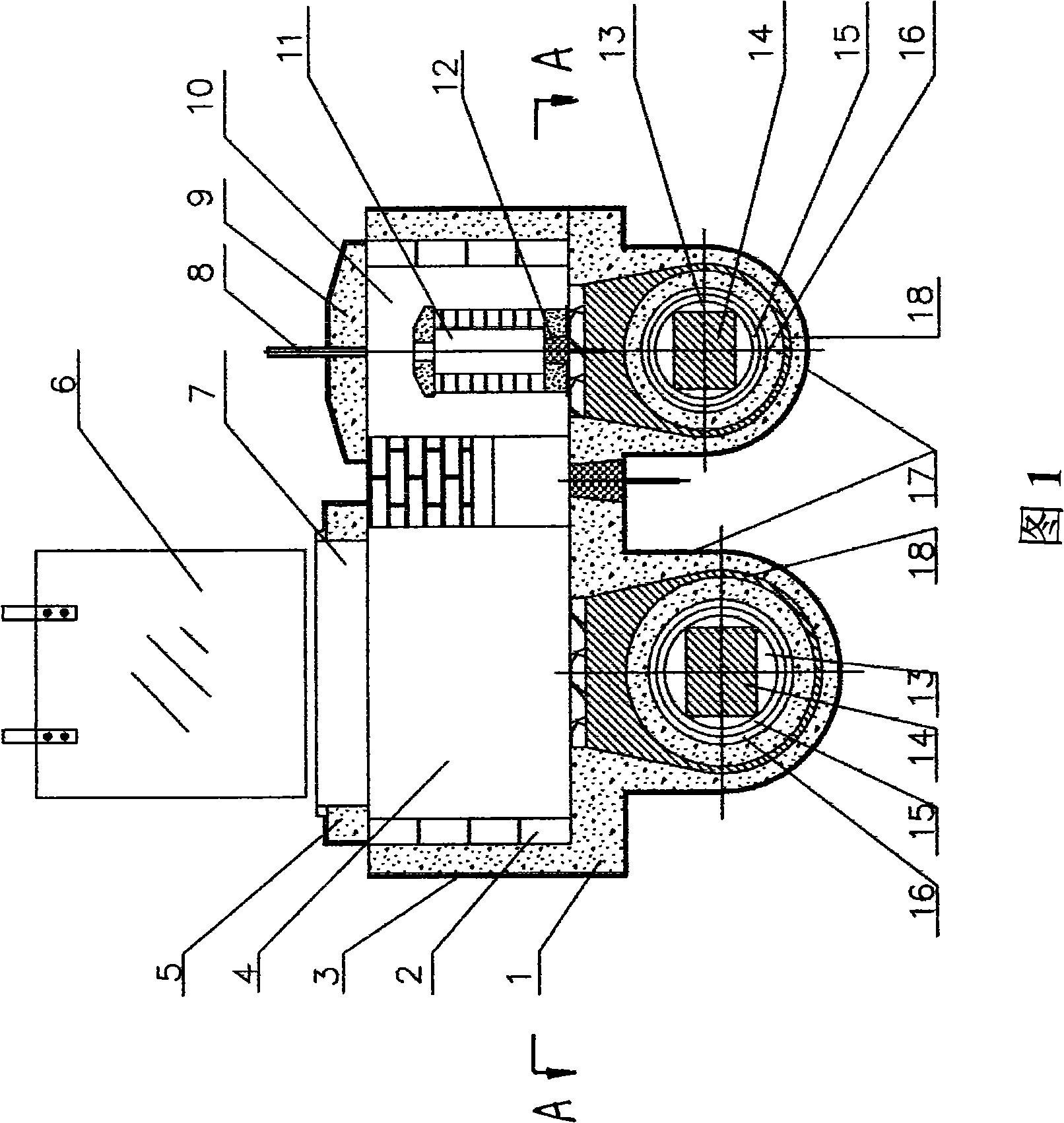 Method for continuously converting and casting oxygen-free copper ingot