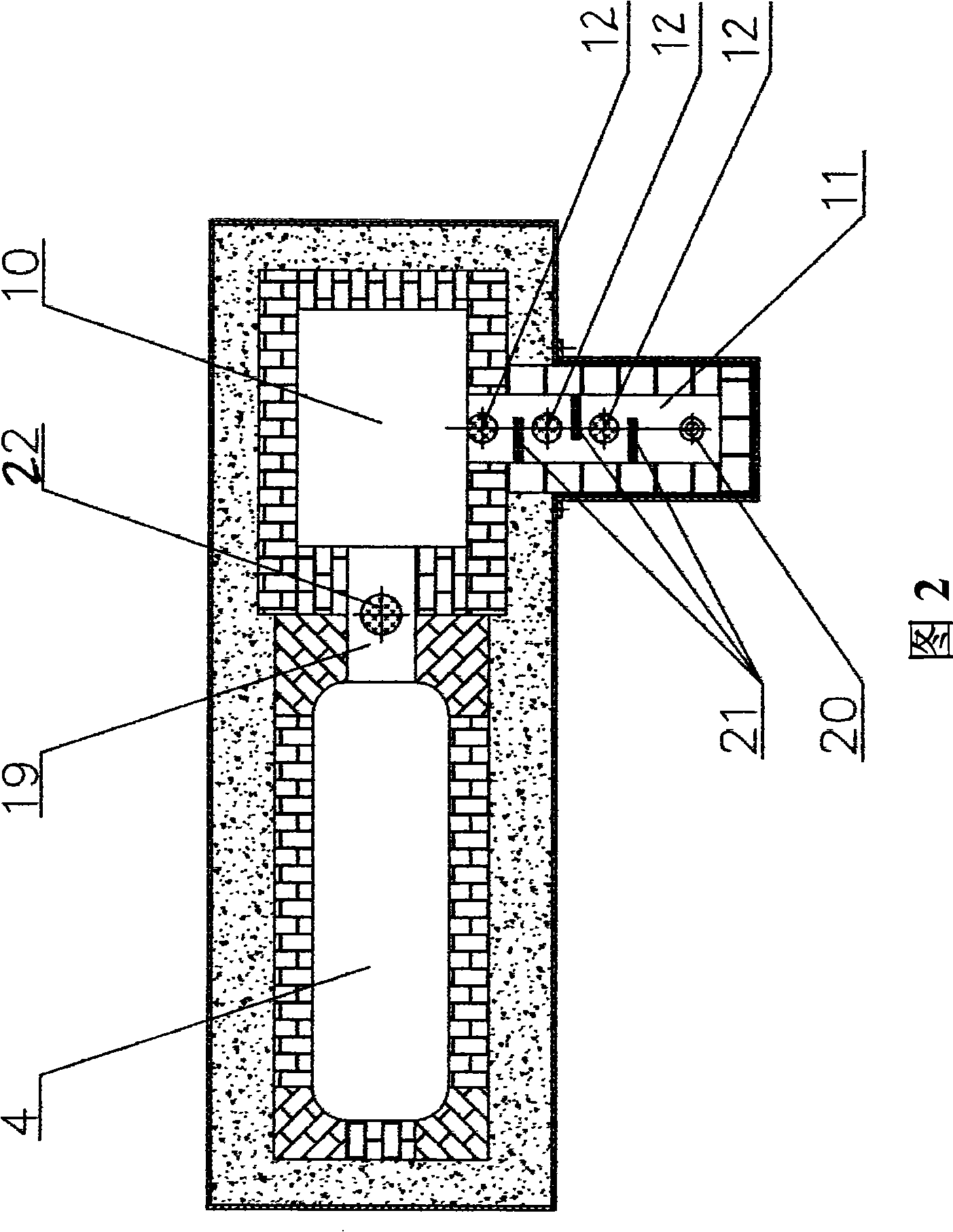 Method for continuously converting and casting oxygen-free copper ingot