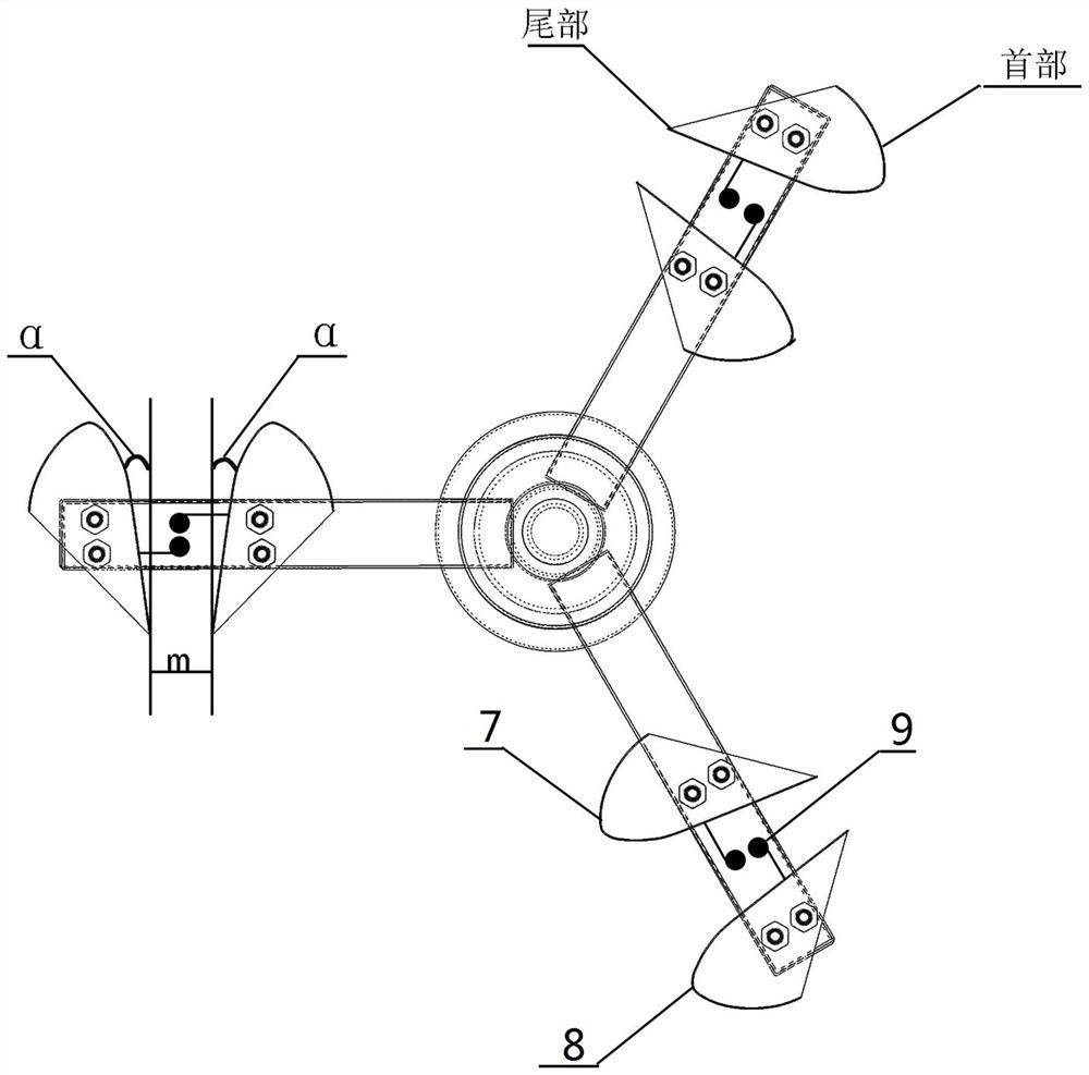 Composite type wind generating set