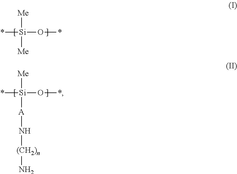 Oxidative hair lighteners with special aminated silicone polymers