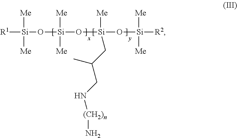 Oxidative hair lighteners with special aminated silicone polymers