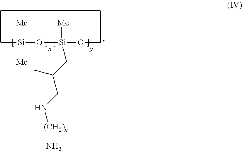 Oxidative hair lighteners with special aminated silicone polymers