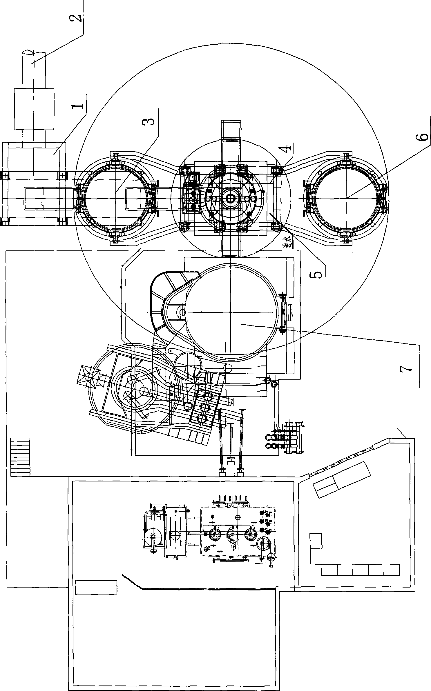 Scrap steel preheating system for electric arc furnace