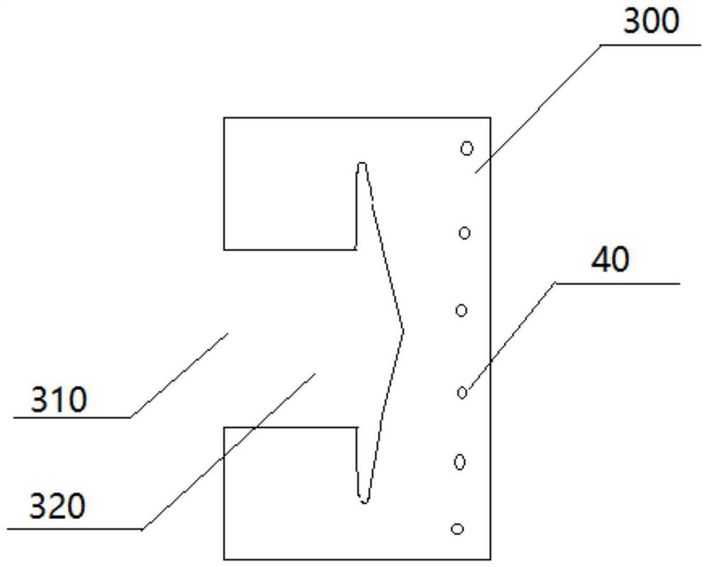 Slit coating die head