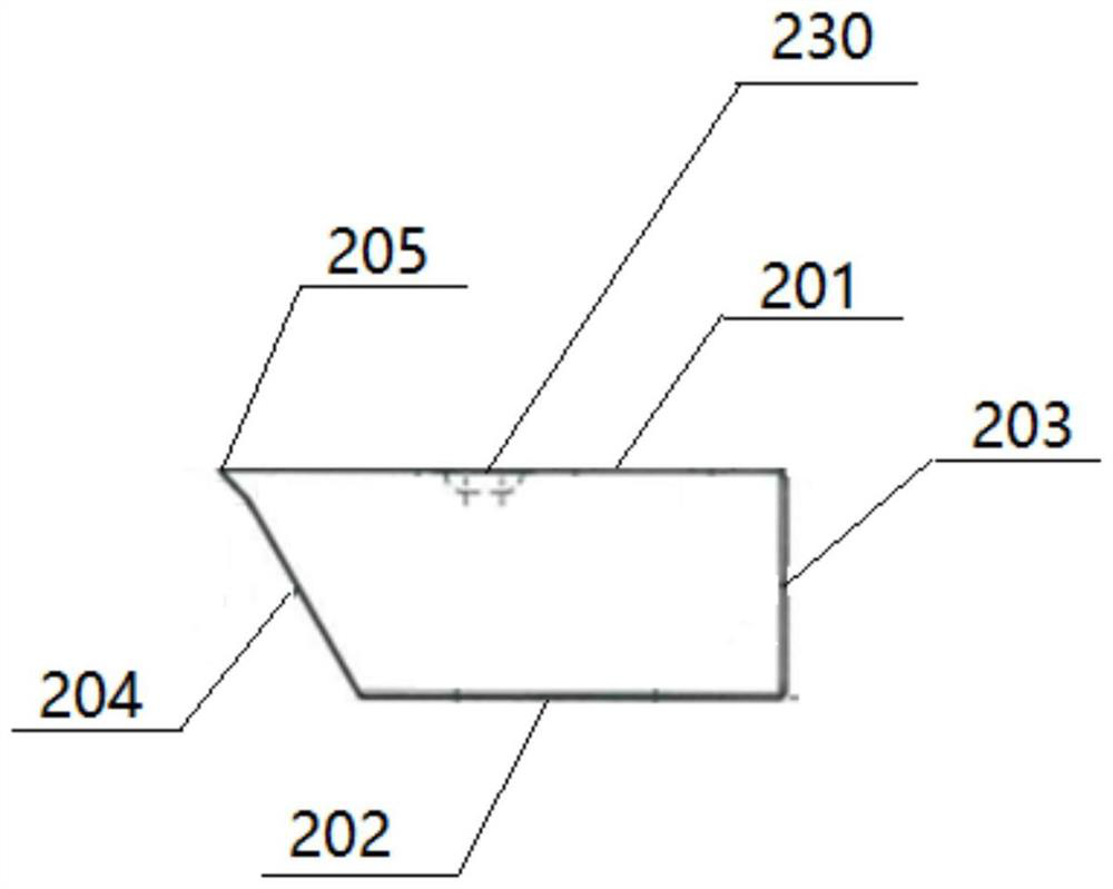 Slit coating die head