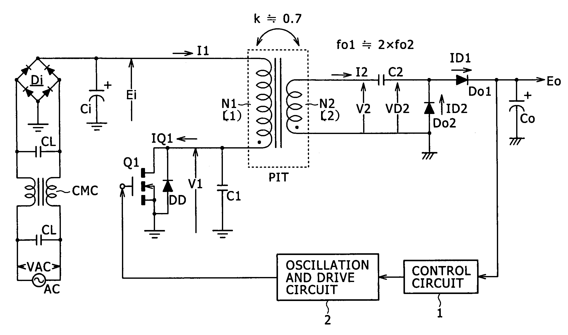 Switching power supply circuit