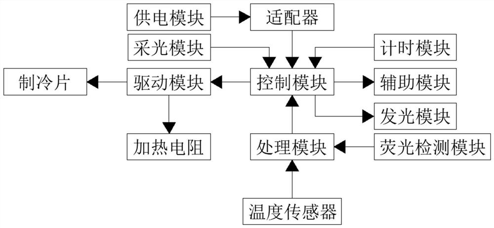 Mycoplasma drug sensitivity fluorescence detection system and detection method