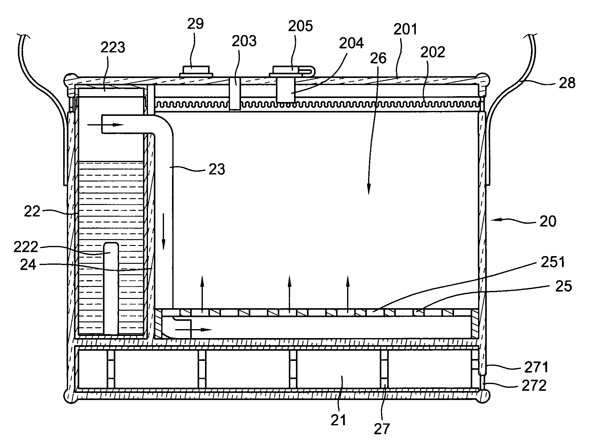 Portable warm bag having steam heating device