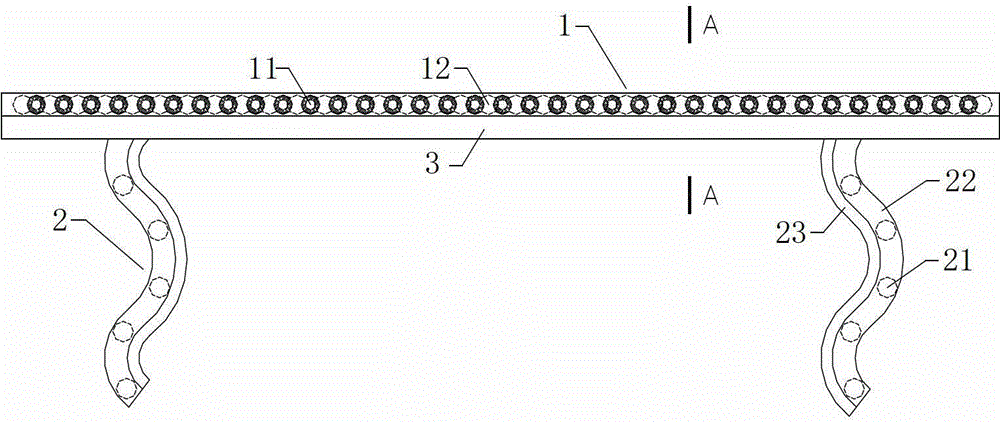 Subdepot pier-type foundation pit support structure and construction method