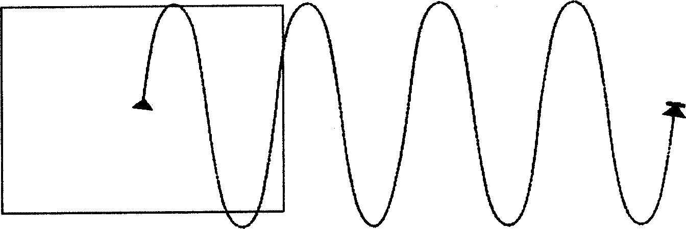 Control method of object motion in filmslide