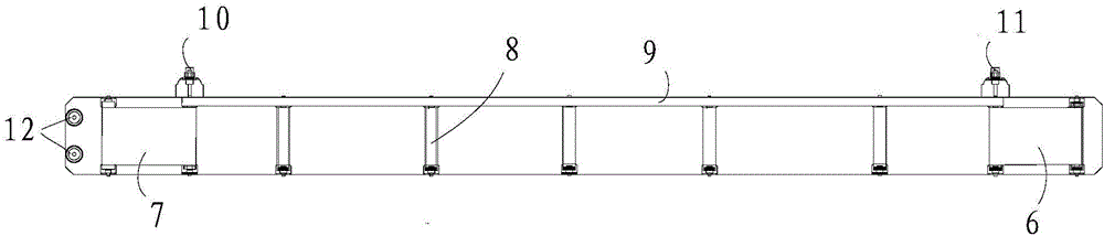 Front spraying device for automobile sealing strip