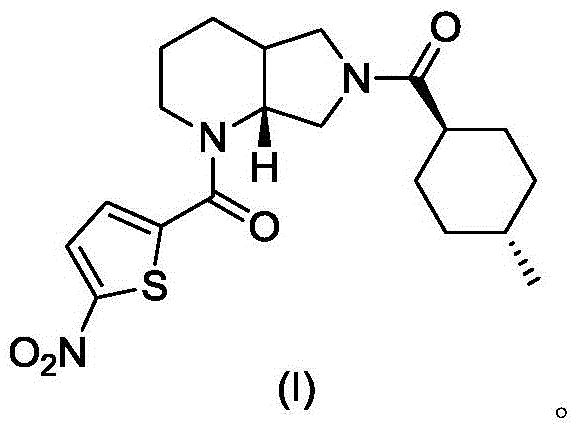 A blood coagulation factor Xa inhibitor containing bicyclic amide structure and its application