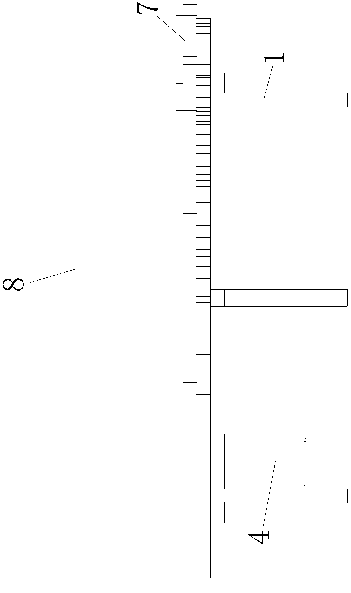 A display stand for valve display with detection function