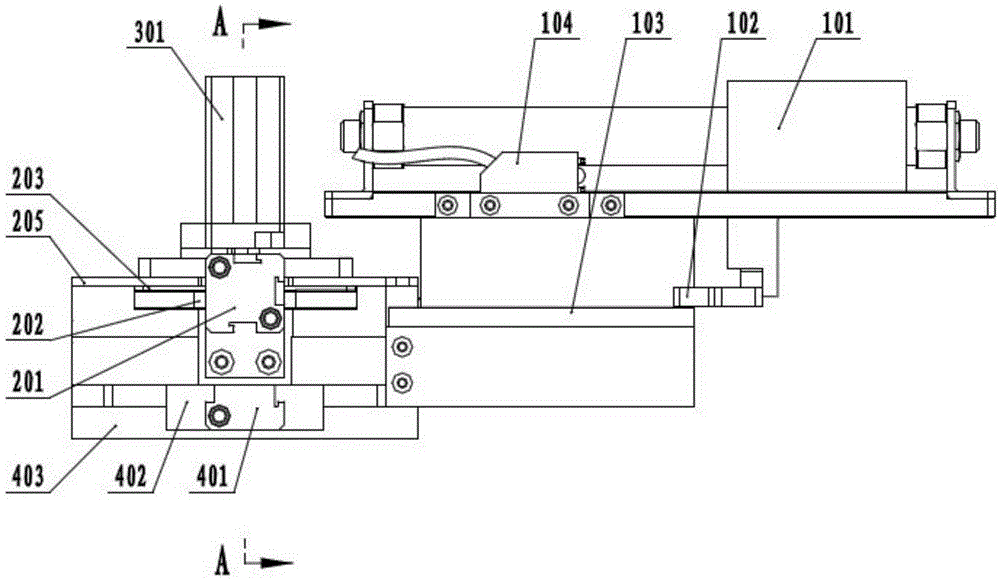 Positioning, punching and assembling device