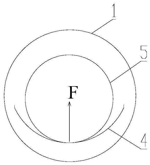 Conveying device and method for laying cables through pipes