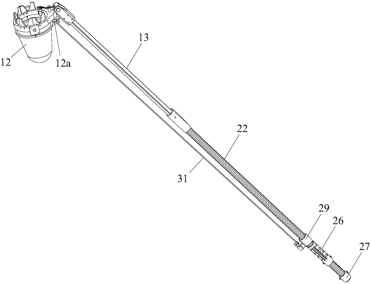 Portable novel automatic fruit picking device