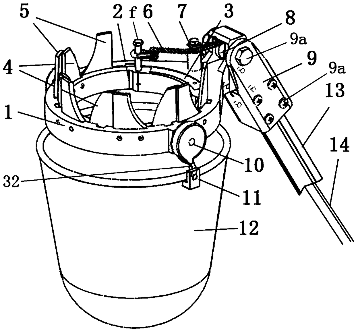 Portable novel automatic fruit picking device