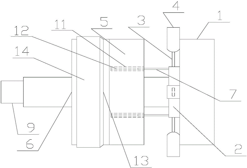 Improved unilateral bolt fastener convenient to assemble and disassemble