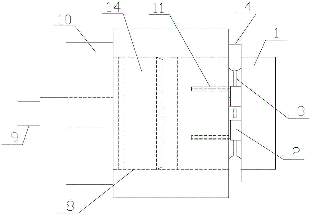 Improved unilateral bolt fastener convenient to assemble and disassemble