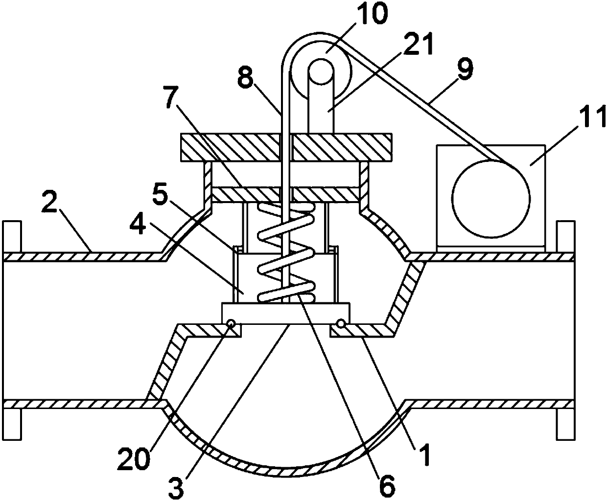 Wire-controlling hydraulic control valve