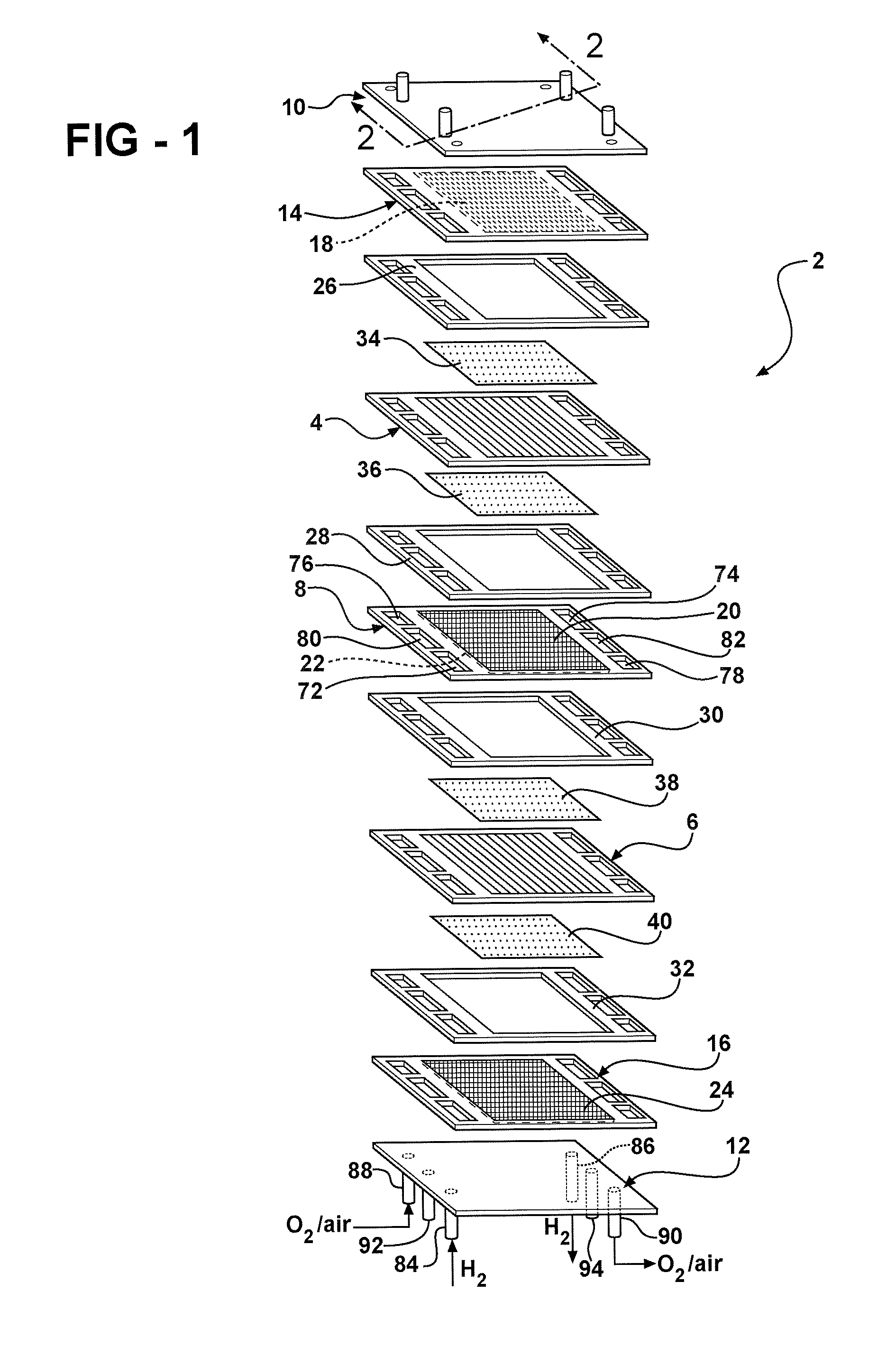 Assisted stack anode purge at start-up of fuel cell system