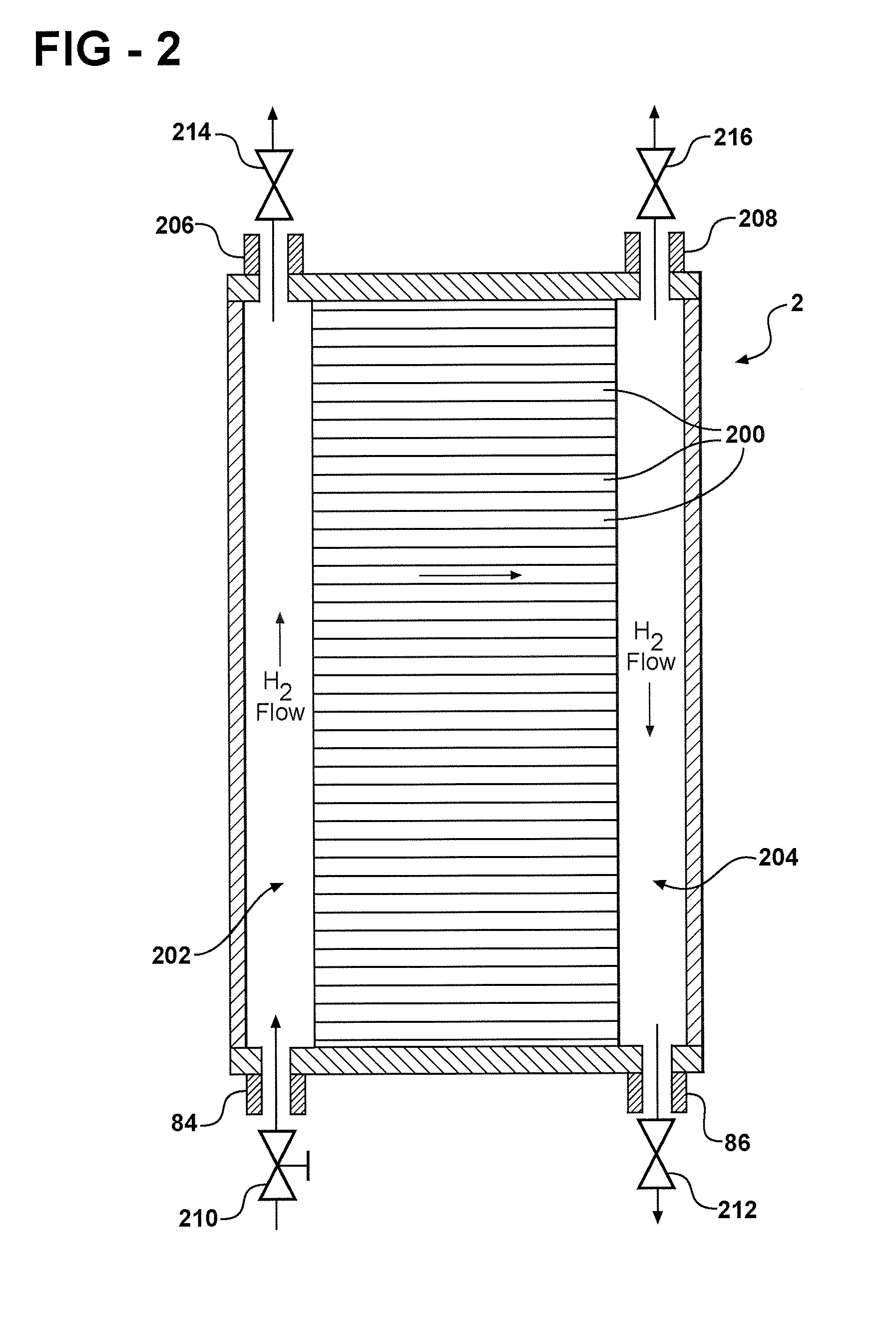 Assisted stack anode purge at start-up of fuel cell system