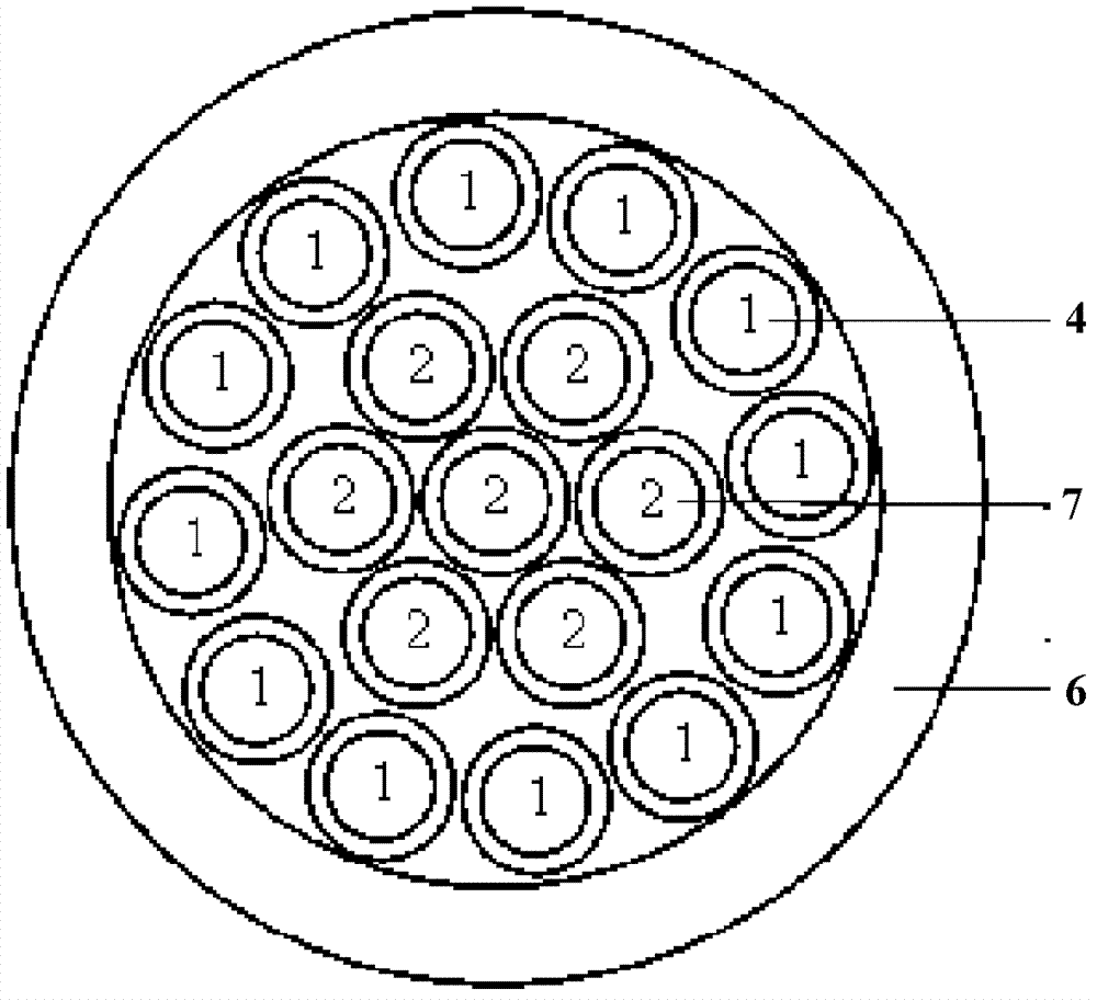 Cutthrough grounding cable applied in railway signal system