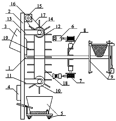 An intelligent civil engineering waste block sorting device