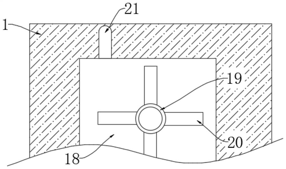 Efficient heat dissipation structure of cabinet type 5G base station construction computing unit