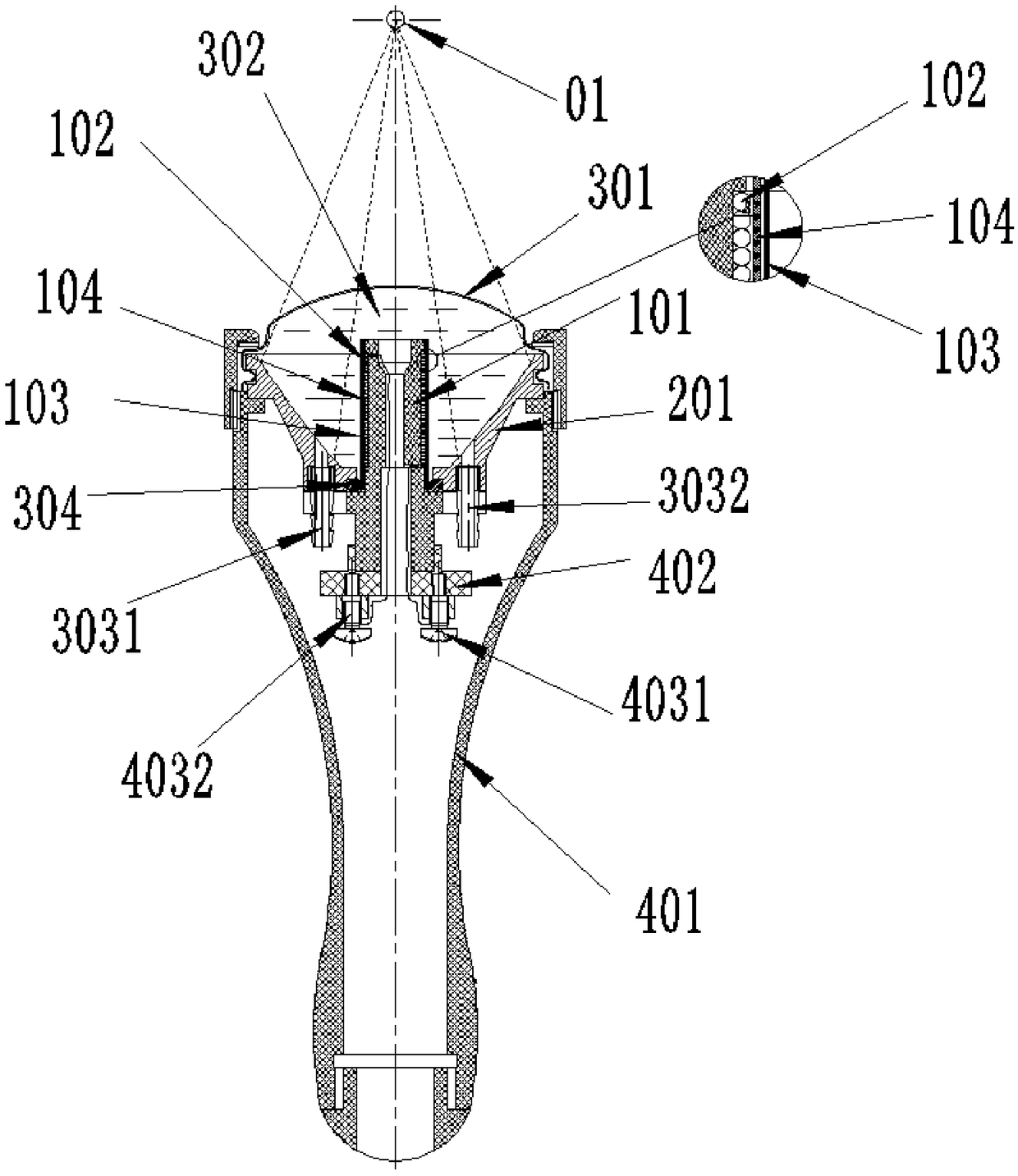 Impact wave source device, acupuncture instrument, and acupuncture instrument control method