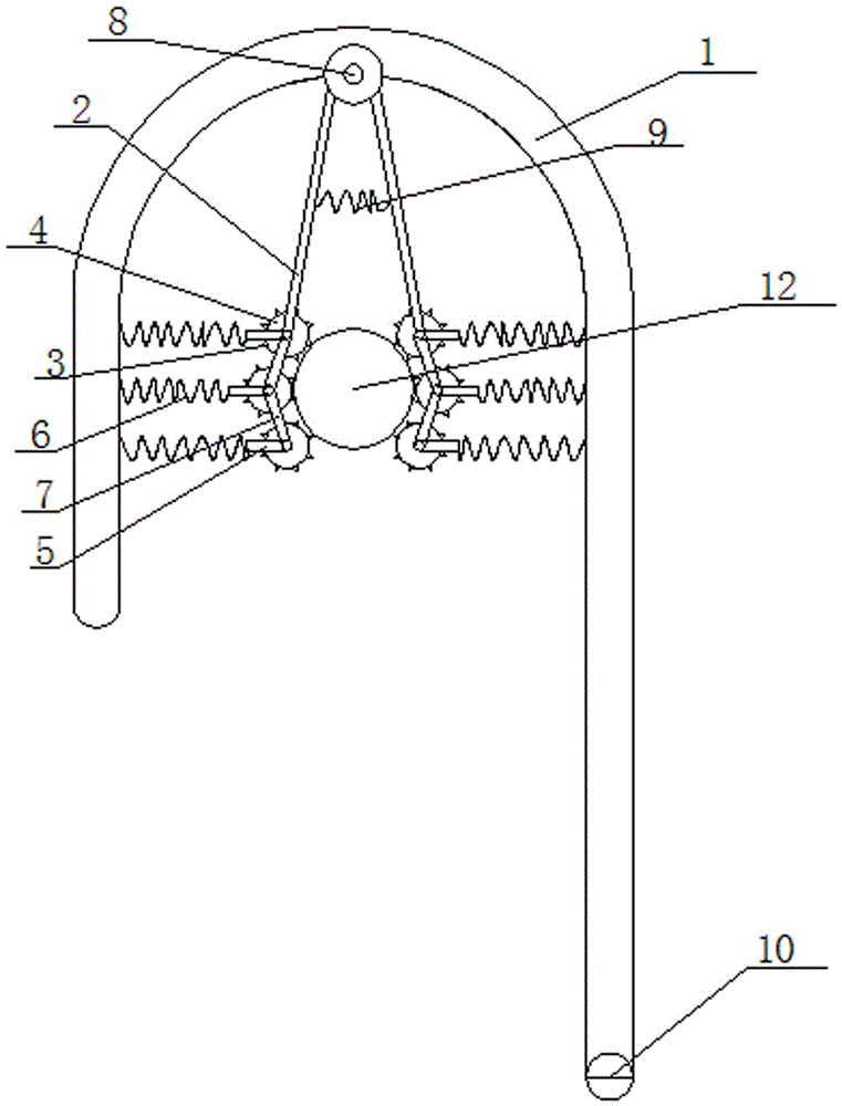 Electrical equipment vertical lead grounding wire conductor end erector