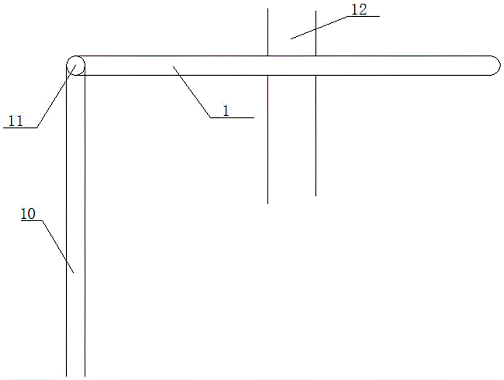 Electrical equipment vertical lead grounding wire conductor end erector