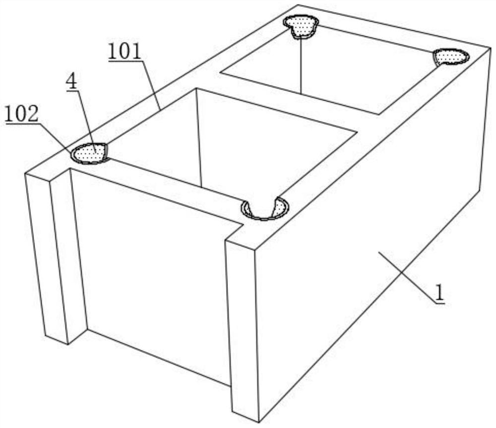 MU five-point zero ceramsite composite self-insulation building block