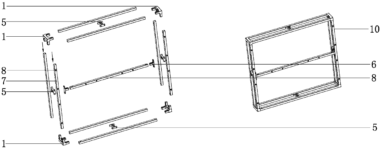 Welding-free furniture structure