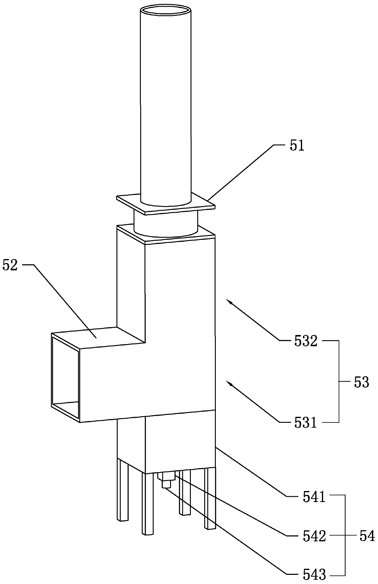 Painting circulating line used for civil air defense door